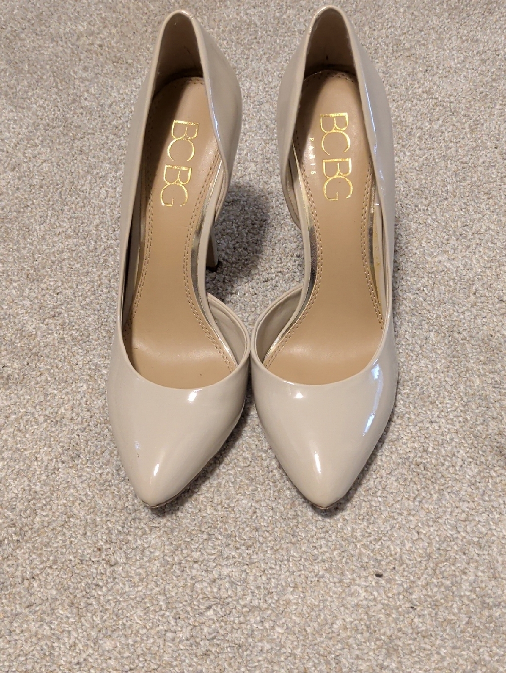 Bcbg d'orsay heels nude